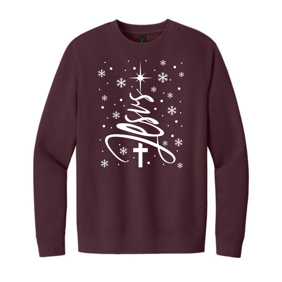 Jesus Christmas Tree shirt mockup