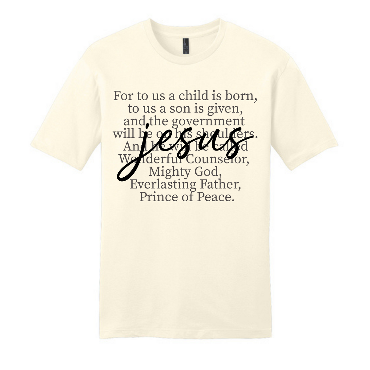Jesus is the Reason shirt mockup