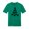 Chicken Christmas Tree shirt mockup