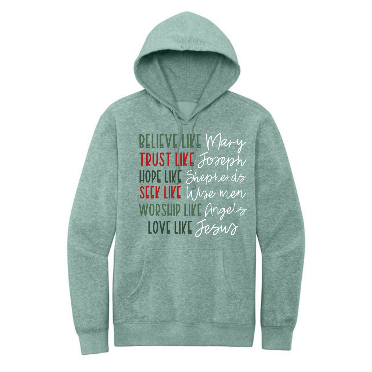 Believe Like Mary shirt mockup