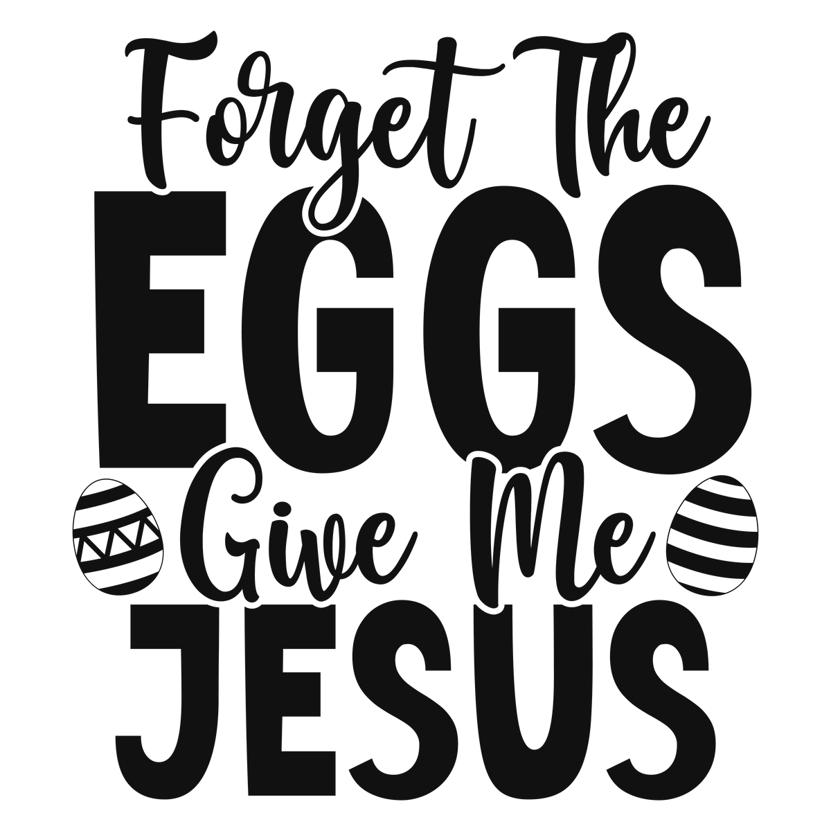 Forget the Eggs