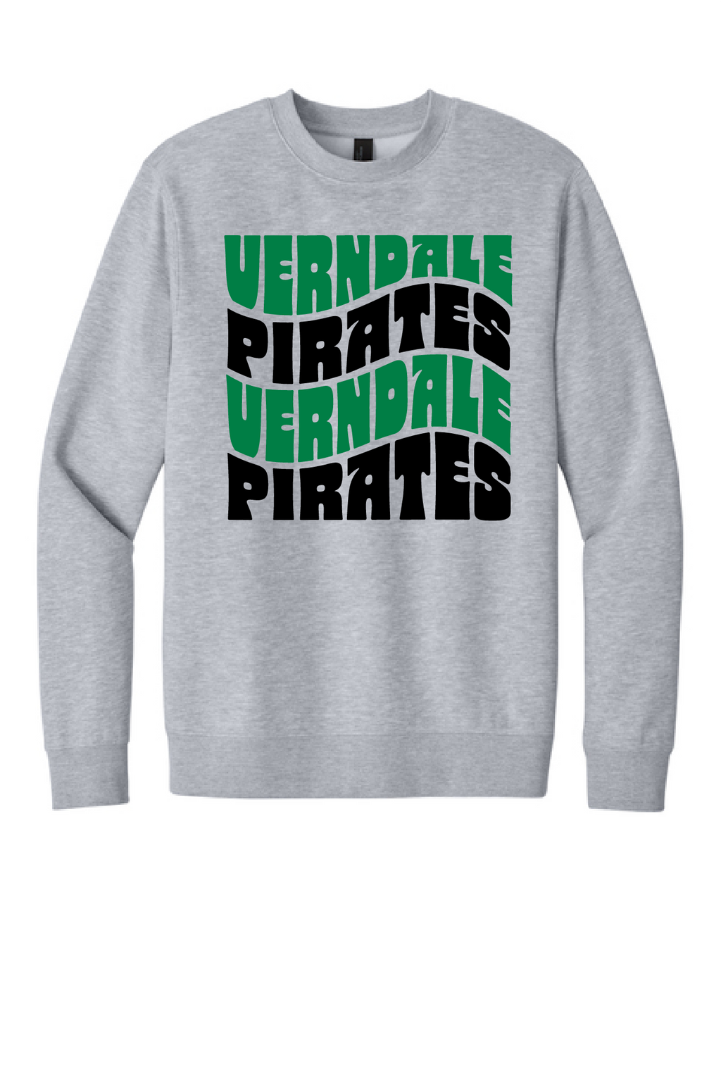 Verndale Pirates wavy shirt mockup