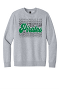 Verndale Pirates green over black shirt mockup