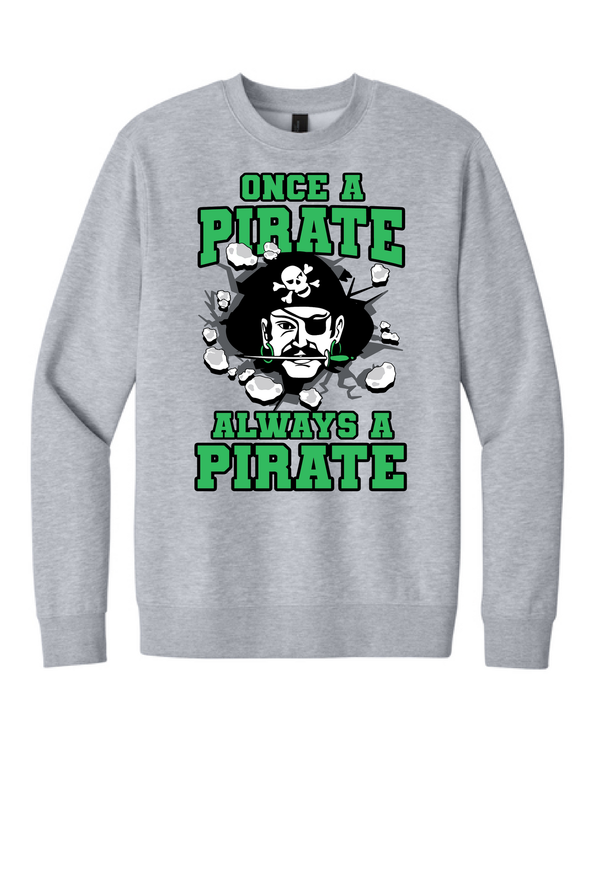 Once a Pirate Always a Pirate shirt mockup