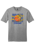 Wadena-Deer Creek Wolverines basketball design on gray T-shirt